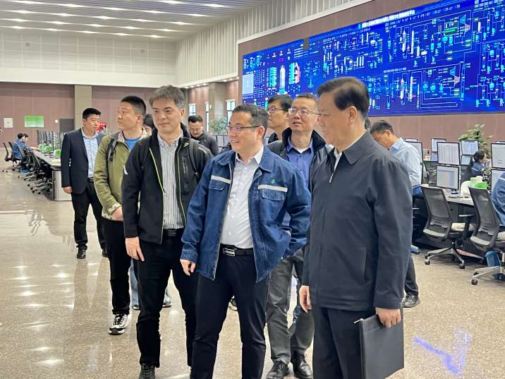 中国有色金属工业协会硅业分会会长赵家生一行    莅临kaiyun开云官方网站考察座谈  